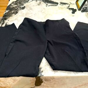 Cabi Black slim ankle side zip pants size 6 fits like 4 gentle used comfy